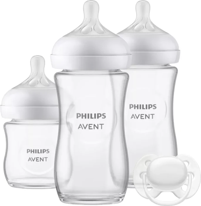 Philips Avent SCD878/11 Natural Response Glas Neugeborenen Starter-Set, 4-tlg.