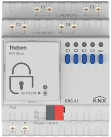 Theben RMG 4 I KNX 4-fach, 16A, 4TE REG, Schaltaktor (4930210)