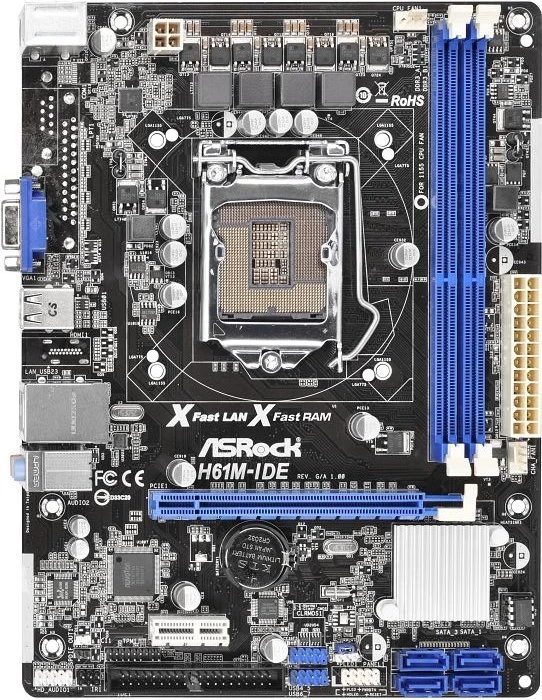 ASRock H61M-IDE (Intel 1155)