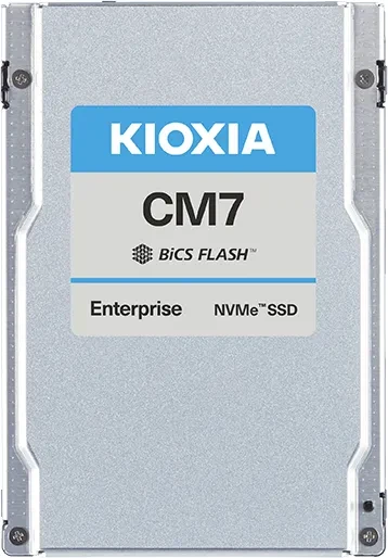 KIOXIA CM7-R Enterprise - 1DWPD Read Intensive SSD 7.68TB, SIE, 2.5" / U.3 / PCIe 5.0 x4