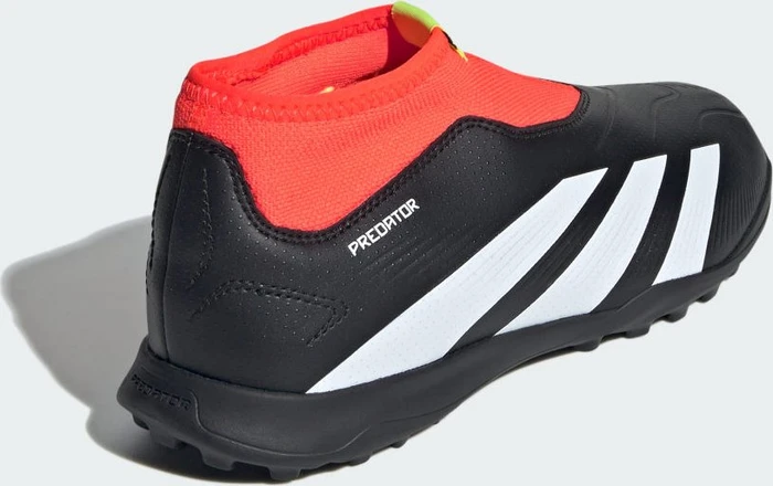 adidas Predator 24 League Laceless TF core black/cloud white/solar red (Junior)
