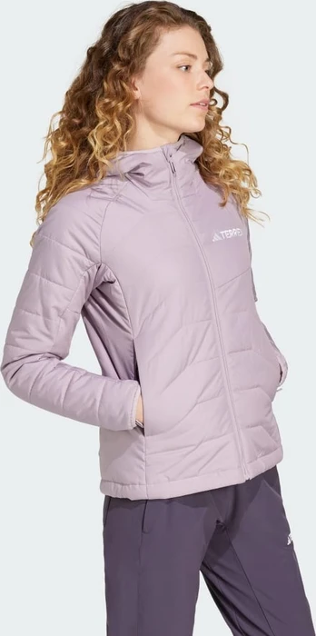 adidas Terrex Multi Synthetic Hooded Isolation Jacke preloved fig (Damen)
