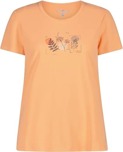 CMP Piqué Print Funktionsshirt kurzarm salmone (Damen)