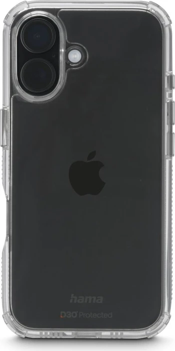 Hama Handyhülle Extreme Protect für Apple iPhone 16 transparent