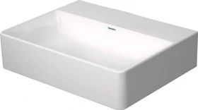 Duravit DuraSquare Handwaschbecken rechteckig 45x35cm, ohne Hahnloch, ohne Überlauf, weiß