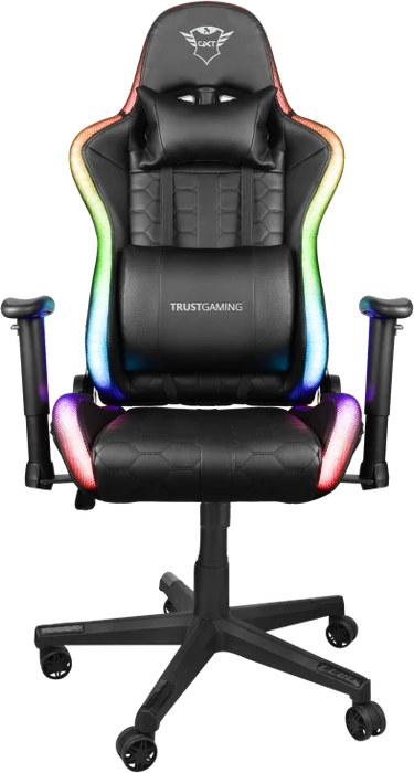 Trust Gaming GXT 716 Rizza RGB Gamingstuhl, schwarz