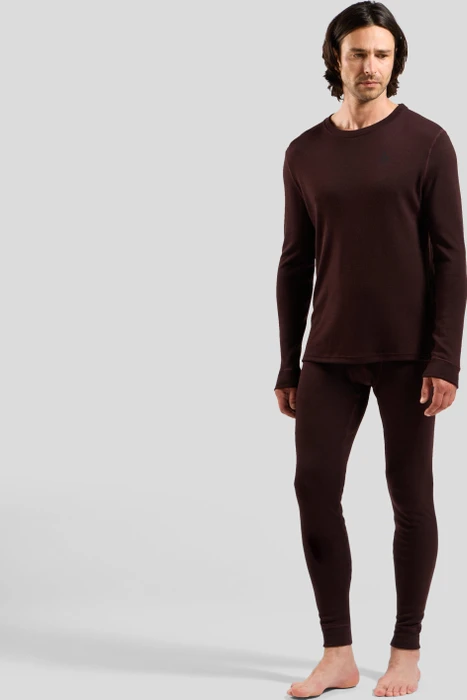 Odlo Natural Merino 260 Tights Hose lang fudge (Herren)