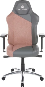 Hivar Skylar Gamingstuhl, Rose Silver