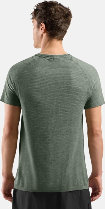 Odlo Essential Seamless Laufshirt kurzarm shadow melange (Herren)