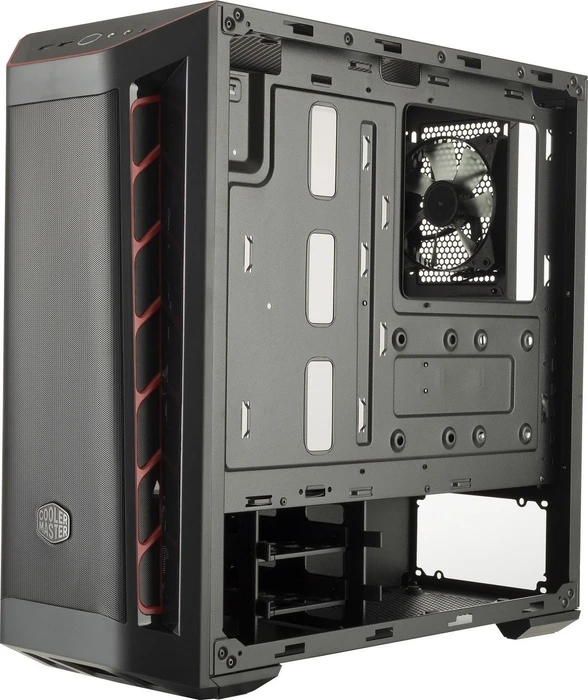Cooler Master MasterBox MB511, rot, Acrylfenster