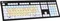 LogicKeyboard Nero Slim Line Dyslexie Keyboard PC, USB, DE Vorschaubild