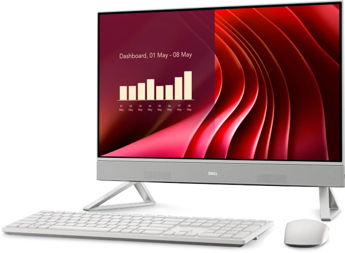 Dell 24 All-in-One EC24250, Pearl White, Core 7 150U, 16GB RAM, 512GB SSD