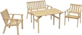 Merxx Sylt Gartenmöbel-Set, 4-tlg.