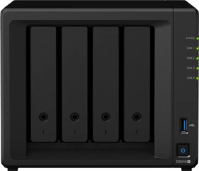 Synology DiskStation DS918+, 4GB RAM, 2x RJ-45 1000Base-T, 2x USB-A 3.0