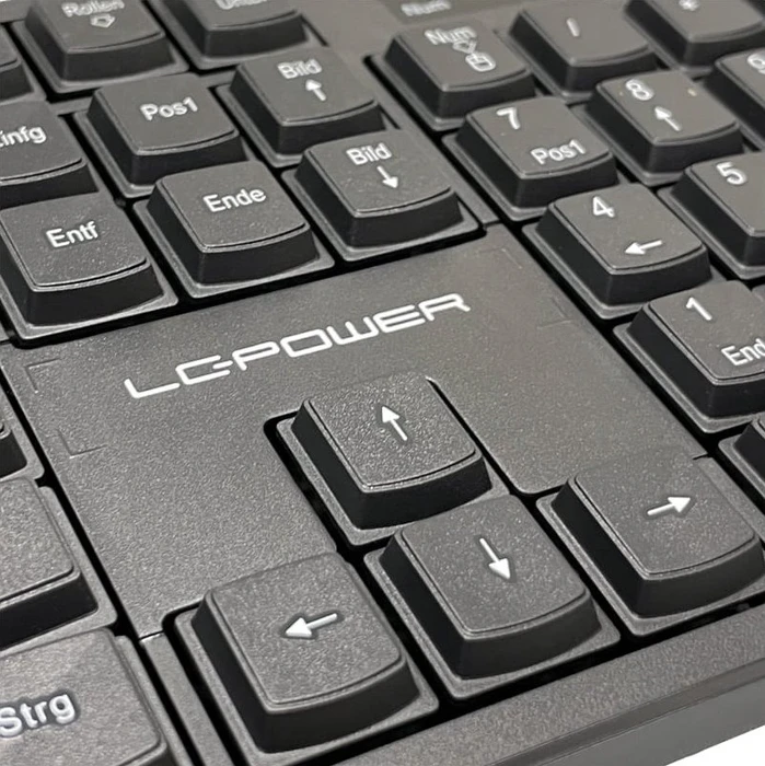 LC-Power BK-903 Keyboard, schwarz, USB, DE