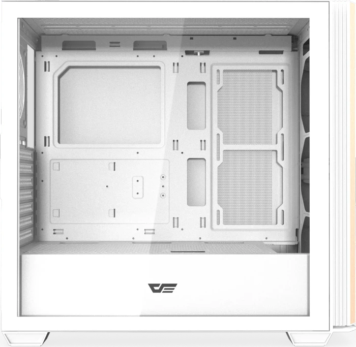 DarkFlash DS900WS White, USB-C, inkl. 4x Lüfter, Glasfenster