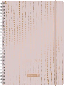 Brunnen Schülerkalender Wochenkalender 2023/2024, 170x240mm, Motiv Pearls, 104 Blatt
