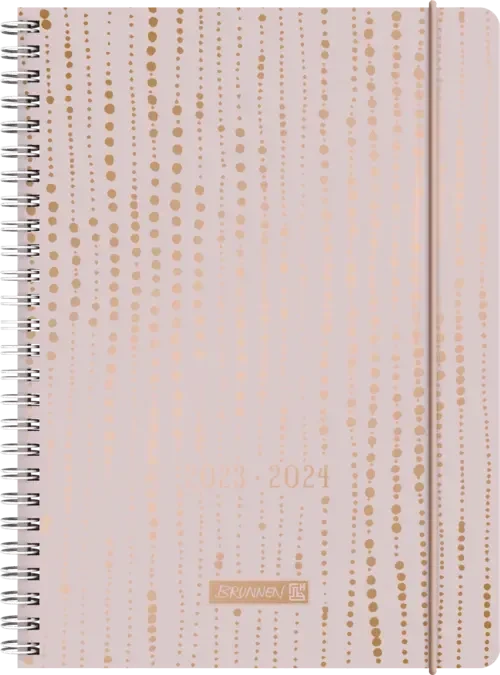 Brunnen Schülerkalender Wochenkalender 2023/2024, 170x240mm, Motiv Pearls, 104 Blatt