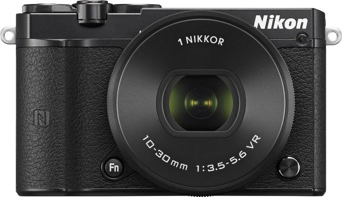 Nikon 1 J5 schwarz mit Objektiv 1 NIKKOR 10-30mm 3.5-5.6 PD-Zoom VR