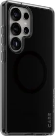 PanzerGlass Care Flagship Case Urban Combat Smokey Magnetic Qi für Samsung Galaxy S25 Ultra transparent/schwarz