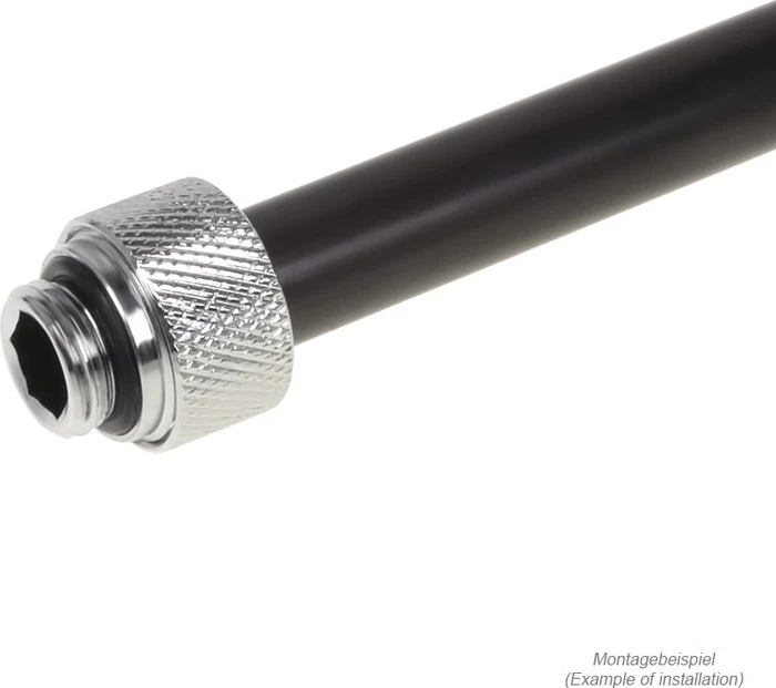 Alphacool HT Rohranschluss G1/4" auf 12mm verchromt