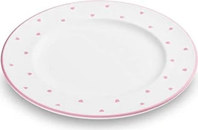 Gmundner Keramik Herzerl Dessertteller Gourmet 22cm rosa