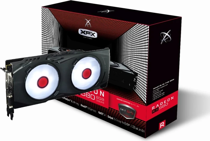 XFX Radeon RX 580 GTR XXX Edition, 8GB GDDR5, DVI, HDMI, 3x DP