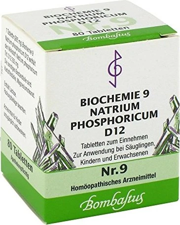 Biochemie 9 Natrium Phosphoricum D 12 Tabletten, 80 St Image