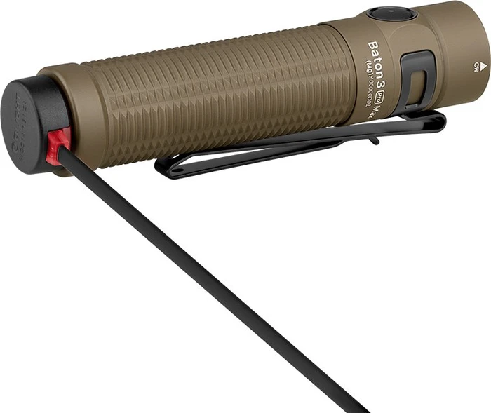OLight Baton 3 Pro Max Taschenlampe desert tan