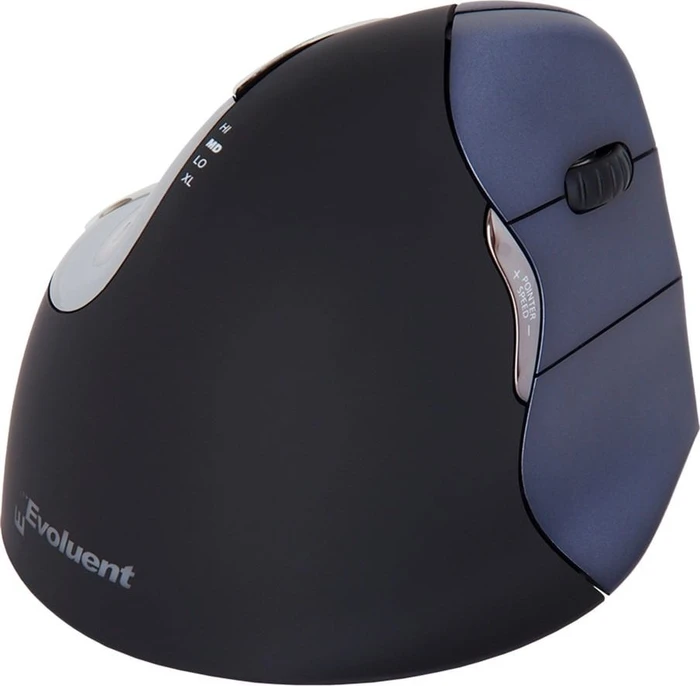 Evoluent VerticalMouse 4 Wireless schwarz/blau, USB