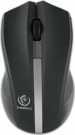 Rebeltec Galaxy Wireless Mouse schwarz/silber, USB