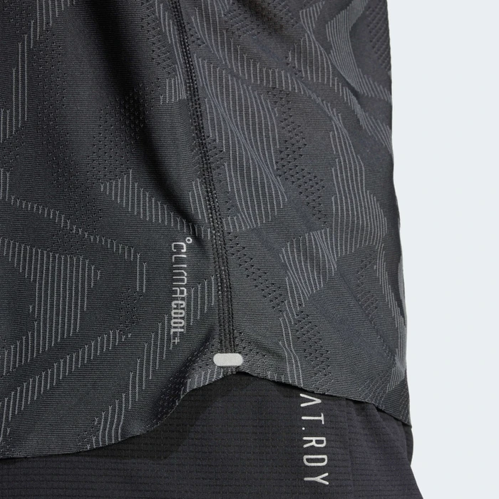 adidas Ultimate Running Engineered Climacool Laufshirt ärmellos schwarz (Herren)