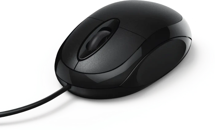 Hama MC-100 Mouse schwarz, USB