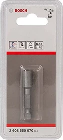 Bosch Professional Extra Hart Außensechskant Bit 1/4", 7x50mm, 1 Stück