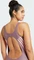 adidas 3-Streifen Badeanzug shadow fig/pink spark (Damen) Vorschaubild