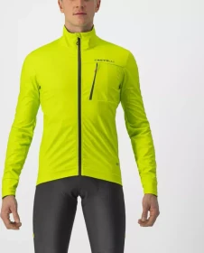 Castelli Go Fahrradjacke electric lime/black (Herren)