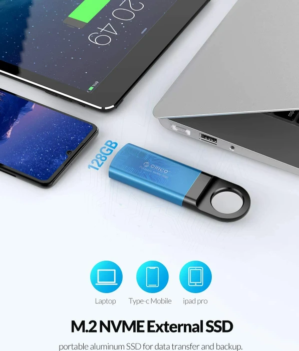 Orico GV100, 128GB, USB-C 3.1