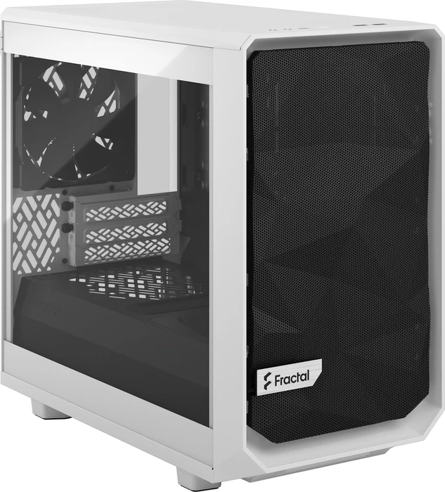 Fractal Design Meshify 2 Nano White TG Clear Tint, Glasfenster, Mini-ITX