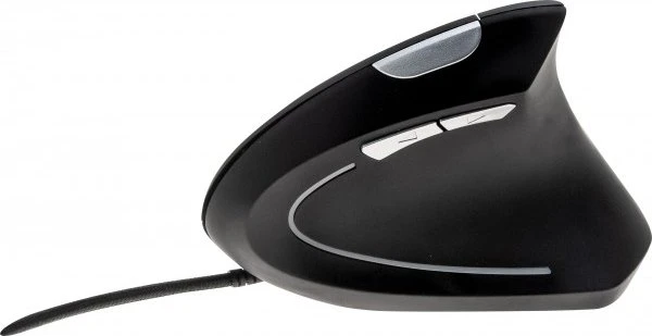 Dacomex V150U Vertical Mouse, schwarz, USB