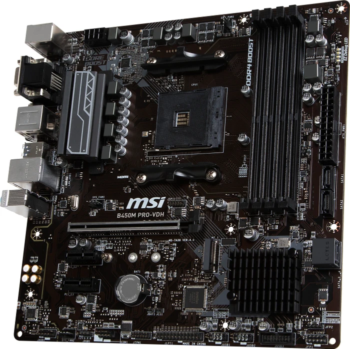 MSI B450M Pro-VDH (AMD AM4)