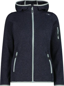 CMP Knit Tech Fleece Hoody Jacke titanio/darker (Damen)