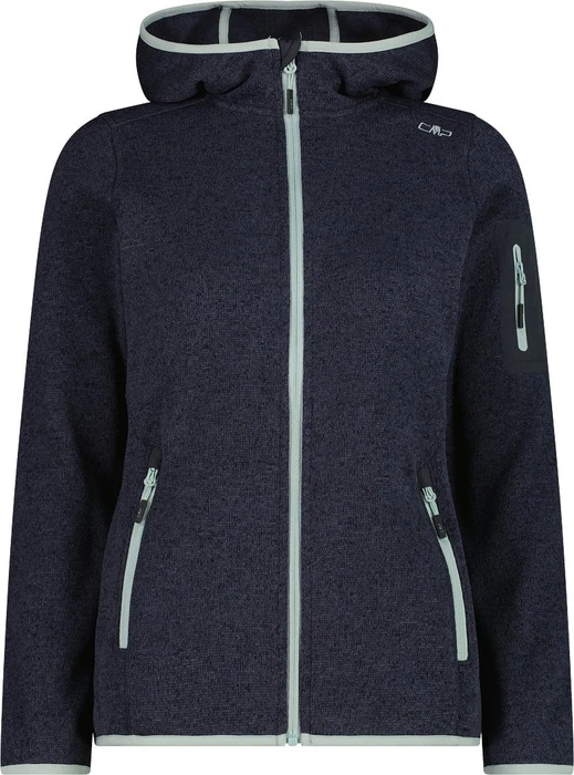 CMP Knit Tech Fleece Hoody Jacke meliert (Damen)