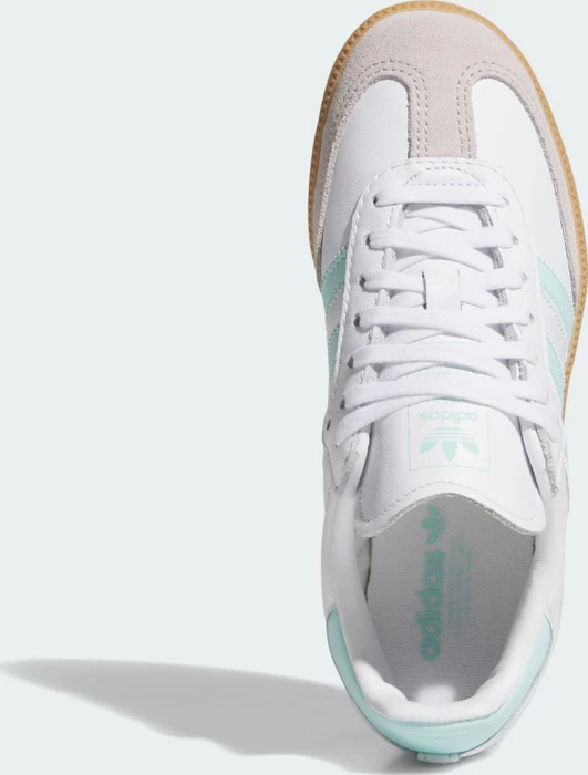 adidas Samba OG cloud white/semi flash aqua/gum (Junior)