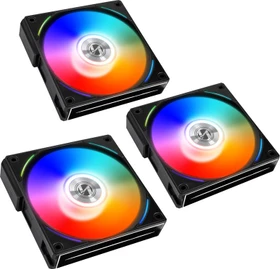 Lian Li Uni Fan AL120, schwarz, LED-Steuerung, Lüftersteuerung, 120mm, 3er-Pack