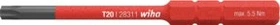 Wiha 283115 slimBit electric VDE Torx Wechselklinge 6mm, T7x75mm