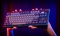 Cherry MX 8.3 TKL Wireless, Starfall Grey, grau/schwarz, MX2A RGB RED, USB/Bluetooth, DE Vorschaubild
