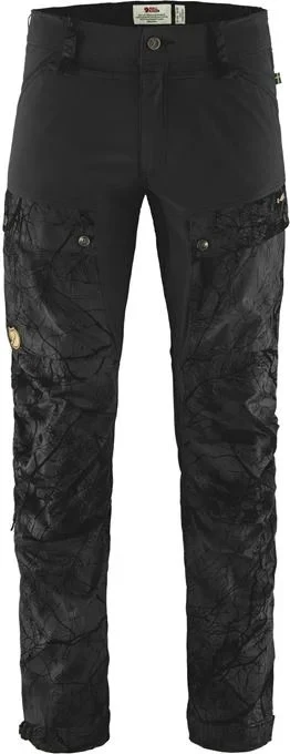 Fjällräven Keb Trousers Regular Hose lang black camo/black (Herren)