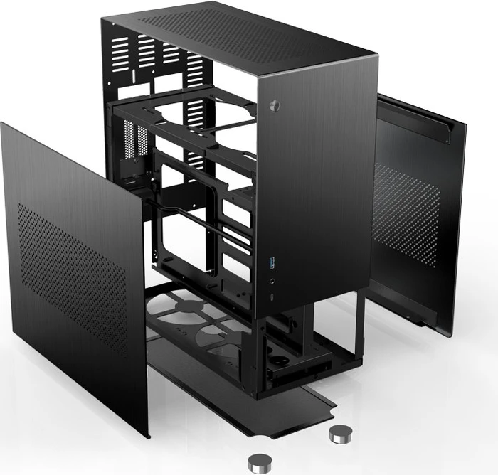 Jonsbo V10, schwarz, Mini-ITX