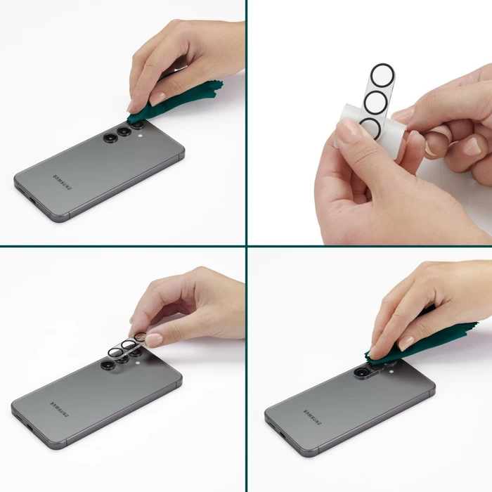 Hama Kameraschutz Cam Protect für Samsung Galaxy Z Fold7 transparent/schwarz