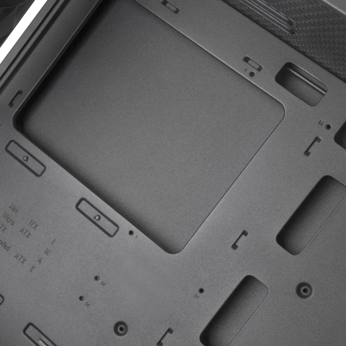 SilverStone Seta A1 Titanium, schwarz, Glasfenster